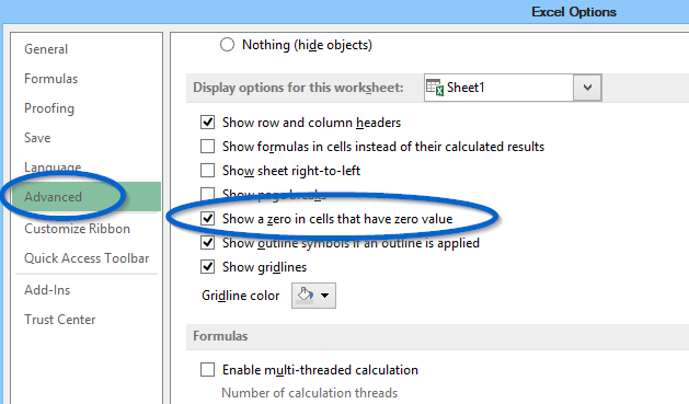 Declutter Your Spreadsheets Hide Zero Values In Excel