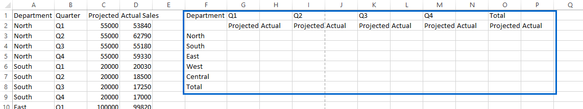 image-Excel  eCourse - Enter Data